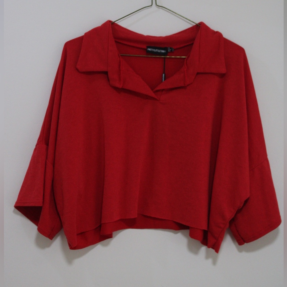 PrettyLittleThing Red Women's Top
